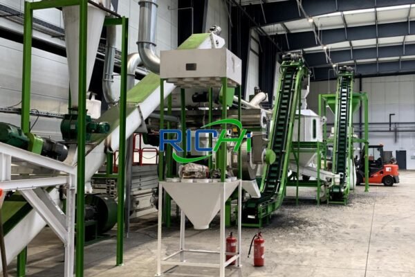 wood pellet production line