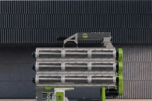Three layer conditioner machine for shrimp feed pellet mill production