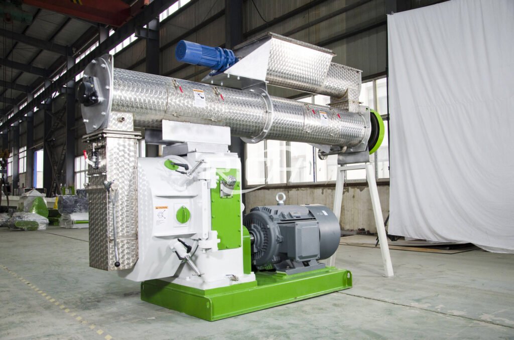 Pellet production equipment for feed processing